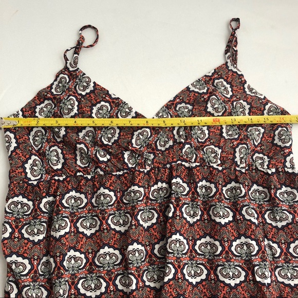 En Creme multicolor floral crossover front dress - Picture 5 of 8